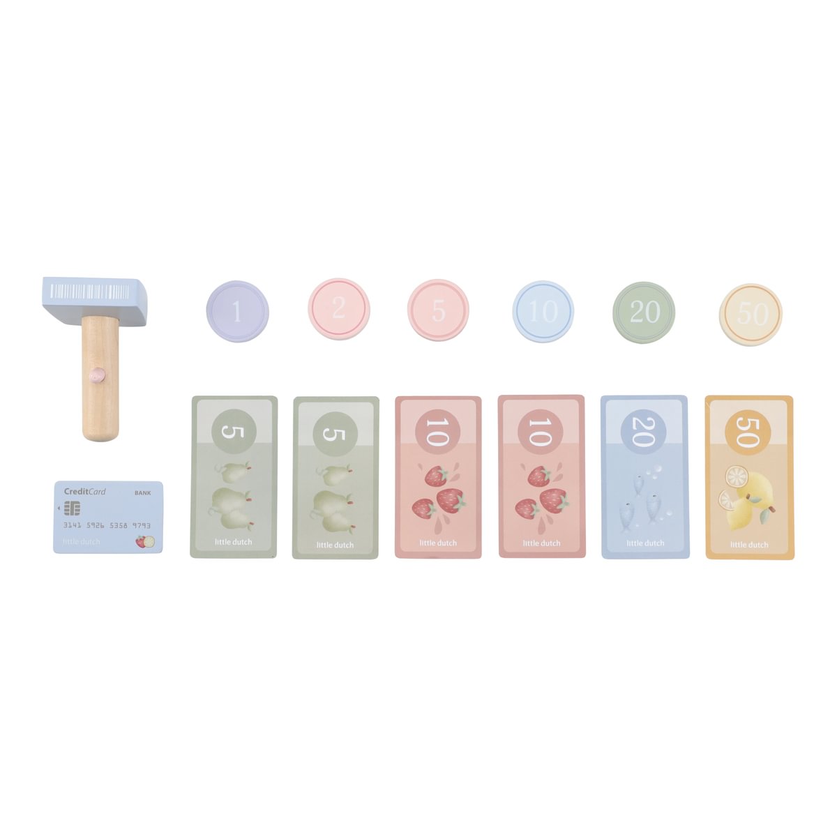 Gepersonaliseerde houten kassa – voor kleine bedrijven met een eigen naam.