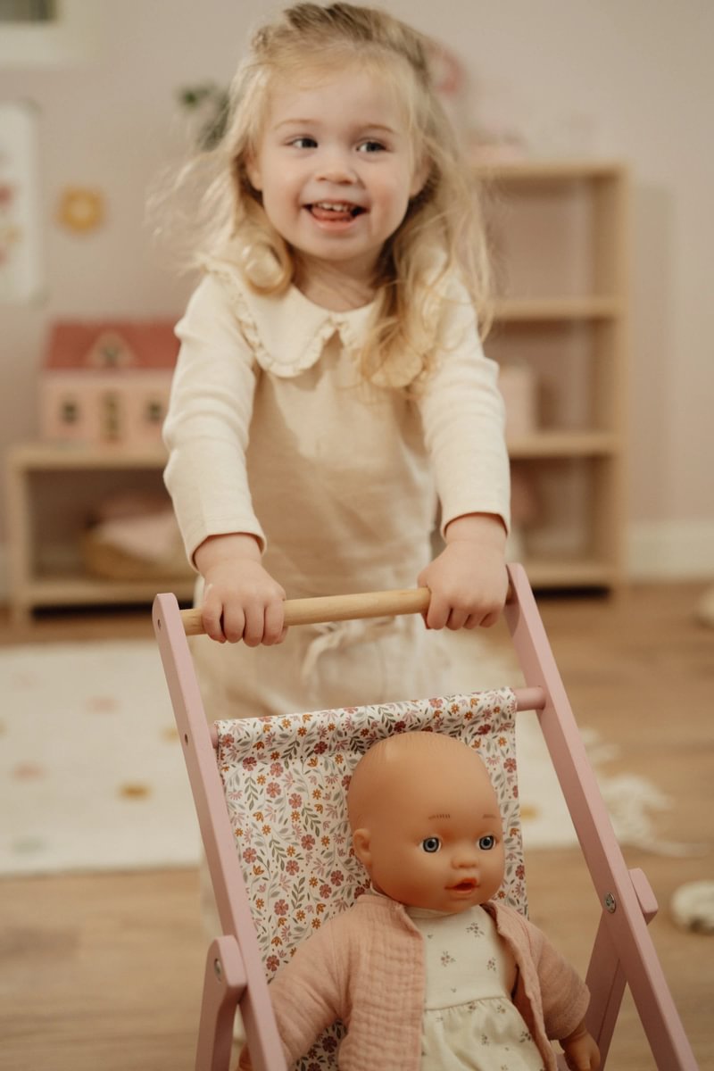 Wooden Doll Stroller | Little Dutch