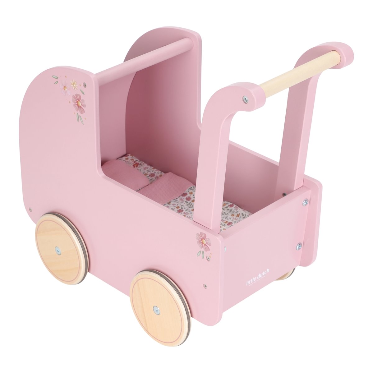 Puppenwagen Holz | Little Dutch