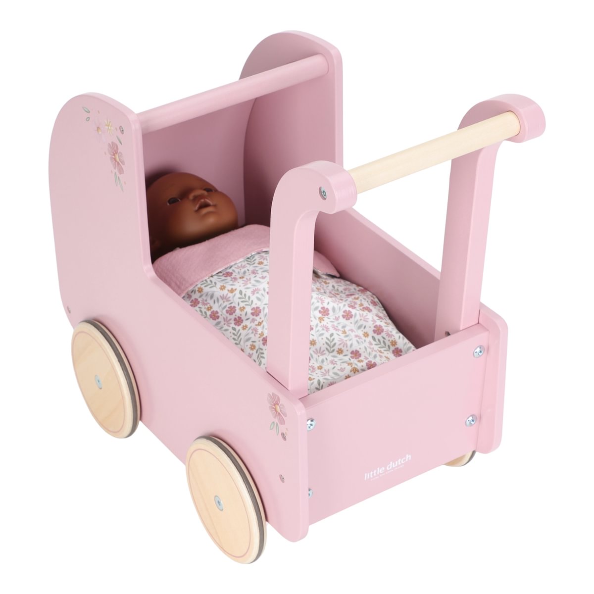 Puppenwagen Holz | Little Dutch