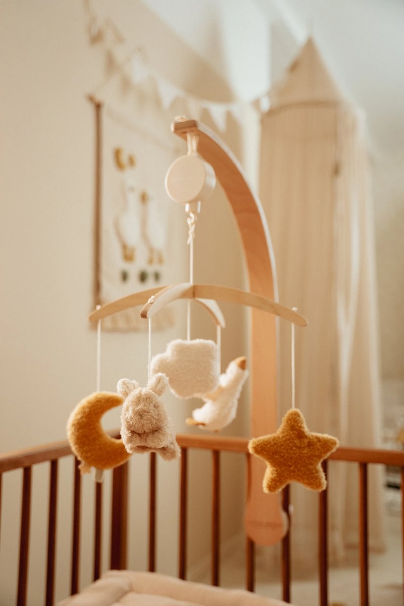 Holz-Musikmobile Newborn Naturals | Little Dutch