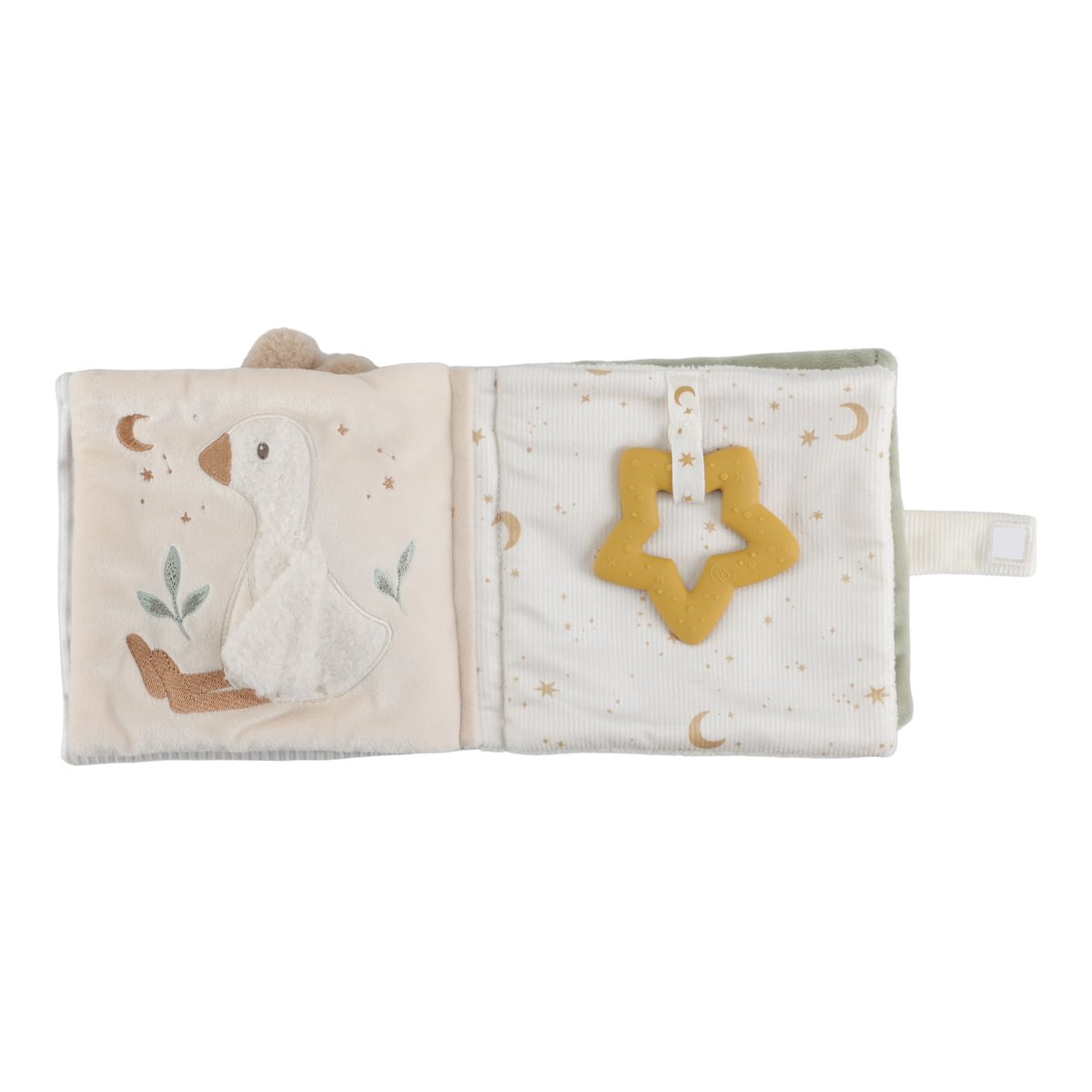 Stoffbuch mit Aktivitäten - Newborn Naturals GRS | Little Dutch