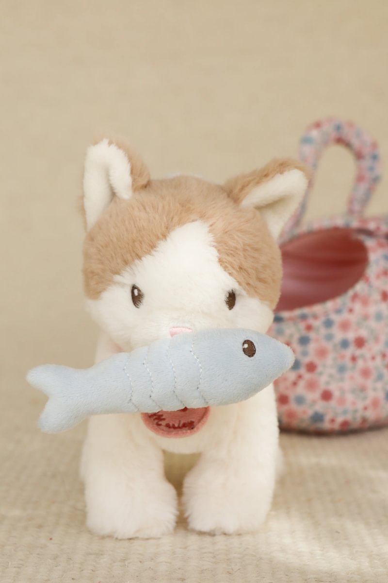 Marley Plush Cat Stuffed Animal in Bag GRS | Little Dutch