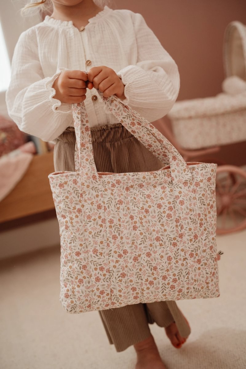 Soft Flowers Doll Changing Bag | Little Dutch