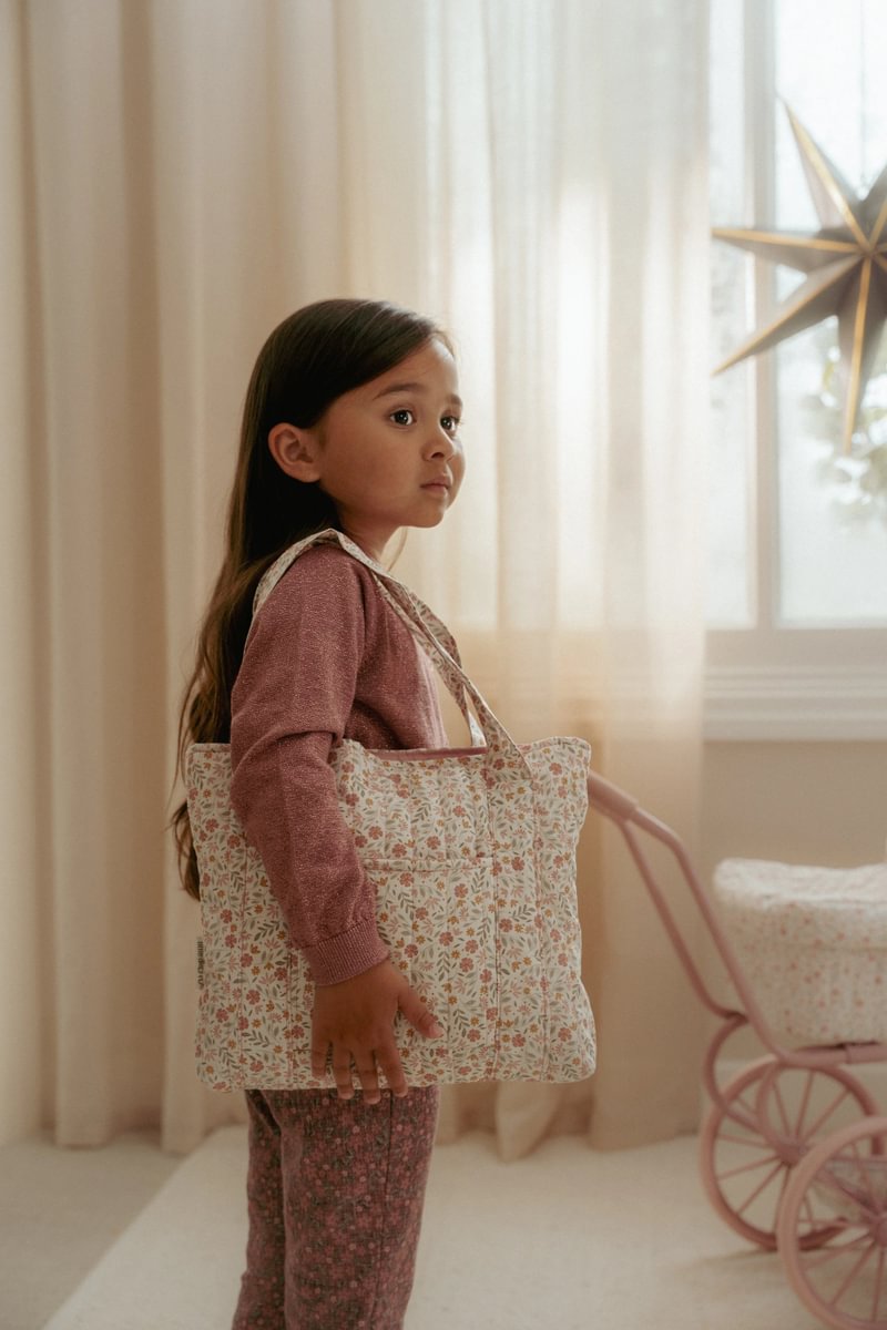 Soft Flowers Doll Changing Bag | Little Dutch