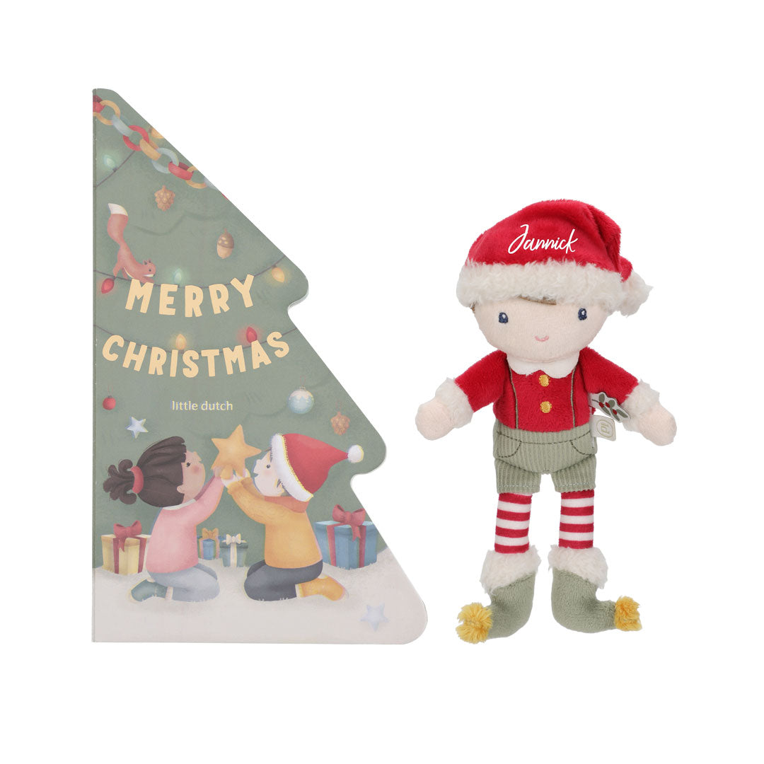 Geschenkset mit Weihnachtsbuch GRS | Little Dutch