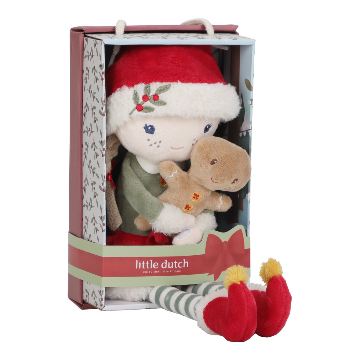 Weihnachtspuppe Rosa GRS | Little Dutch
