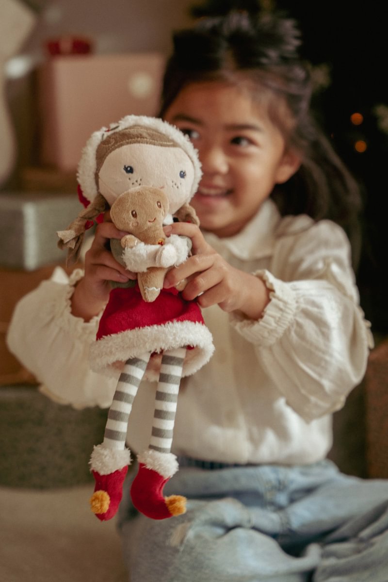 Weihnachtspuppe Rosa GRS | Little Dutch