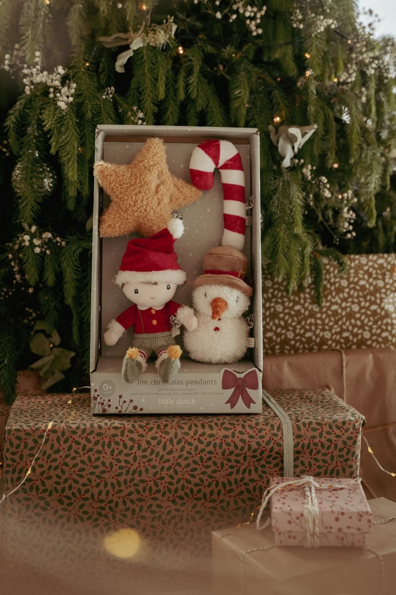 Weihnachtsanhänger Set Jim GRS | Little Dutch