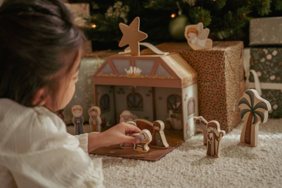 Weihnachtskrippe Spielkoffer | Little Dutch
