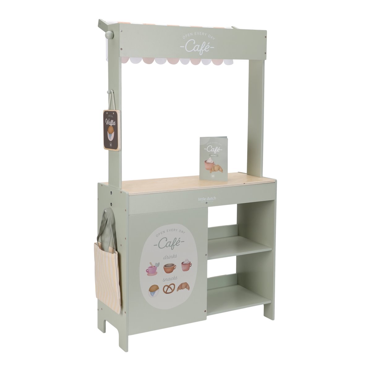 Wooden Market Stall & Café – 2-in-1 Game Stand
| Little Dutch