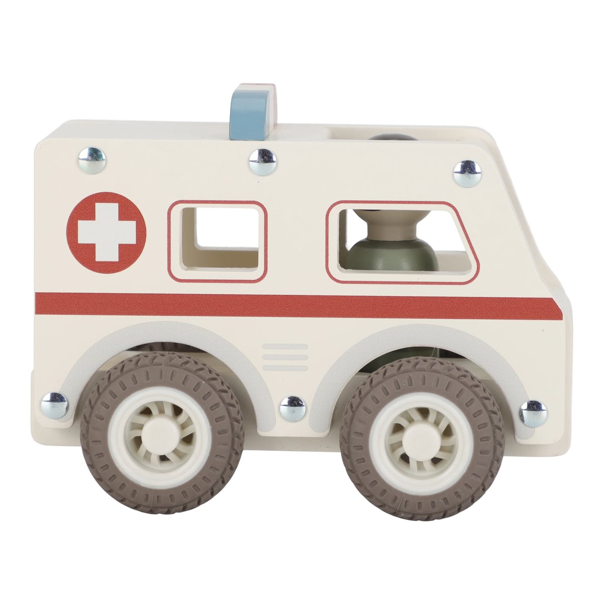 Wooden ambulance, customizable with name