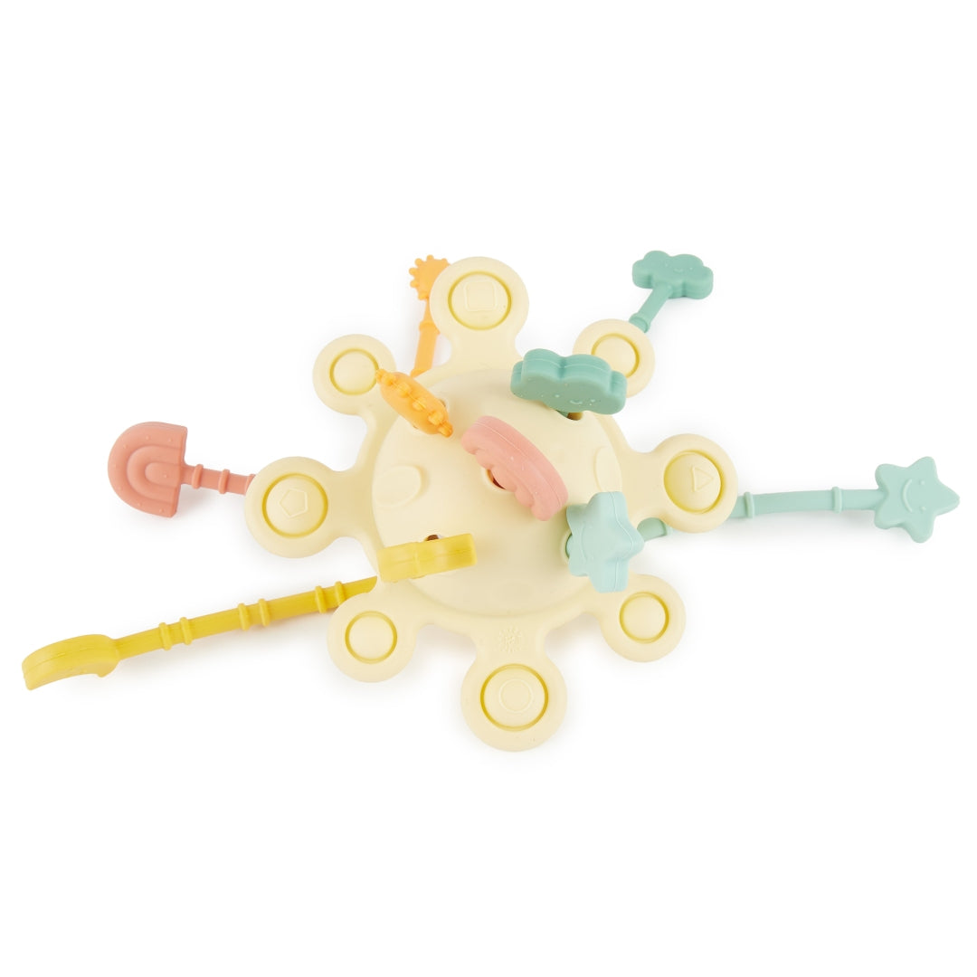 Silikon Montessori Aktivitätsspielzeug Planet - Banana | bieco