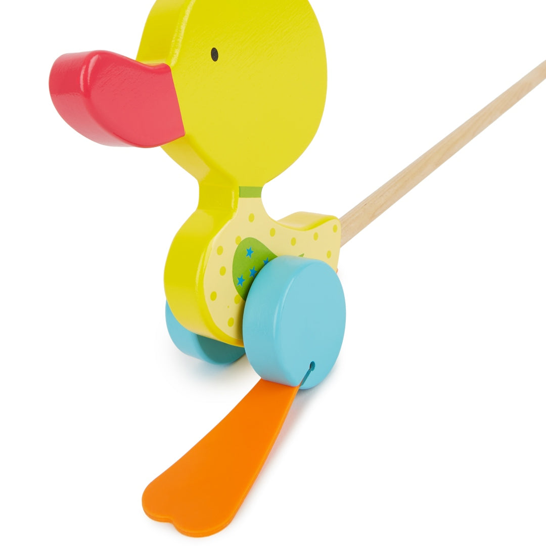 Rollerstab Watschelente Holz gelb | bieco