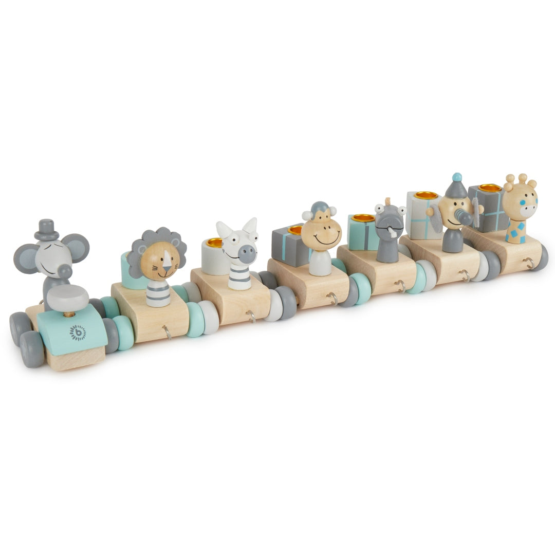 Geburtstagszug 0-99 Holz-Zug | bieco