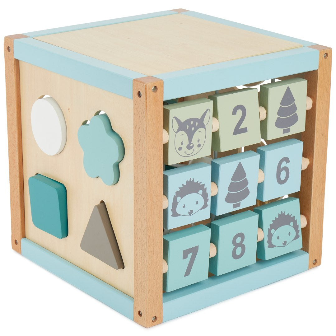 Motor skills cube forest animals XXL wood | bieco