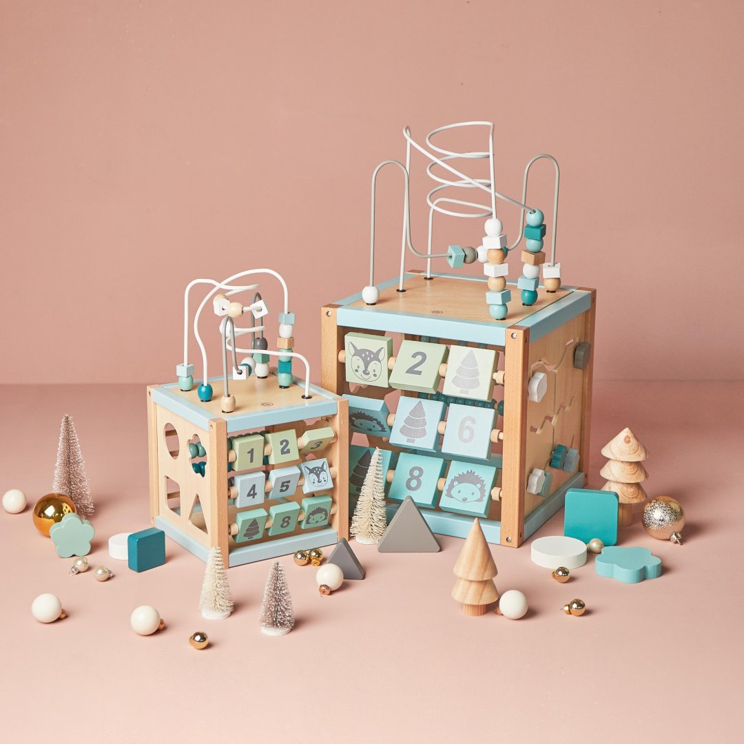 Motor skills cube forest animals XXL wood | bieco