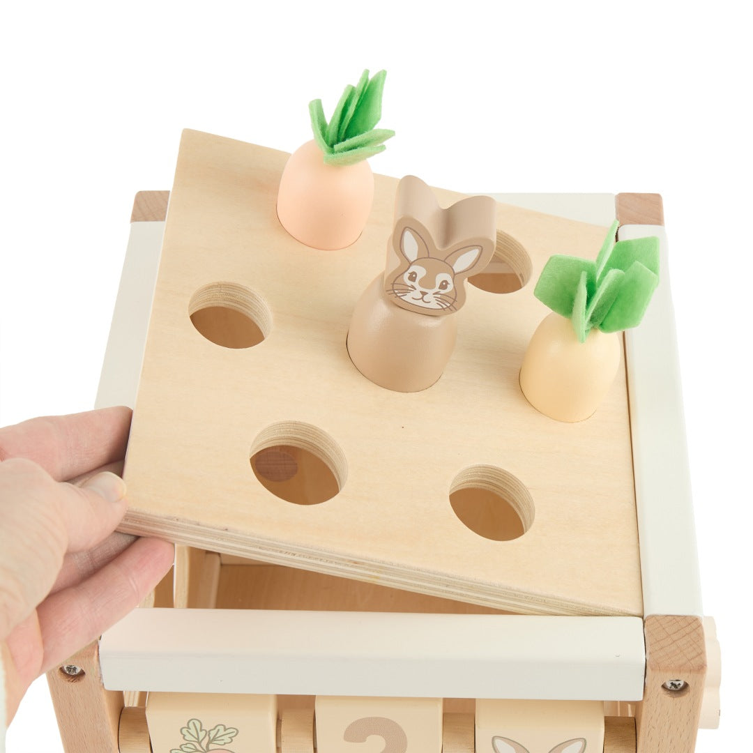 Motorikwürfel Hase Fine Holz | bieco