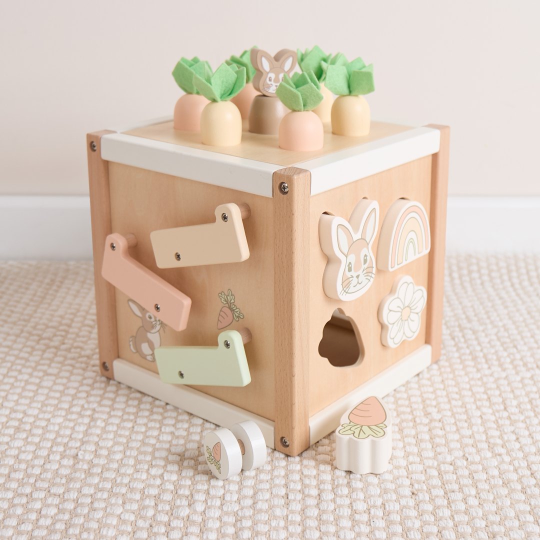 Motorikwürfel Hase Fine Holz | bieco