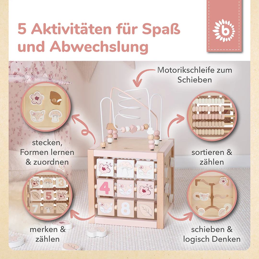 Motorikwürfel Reh Ella XXL Holz | bieco