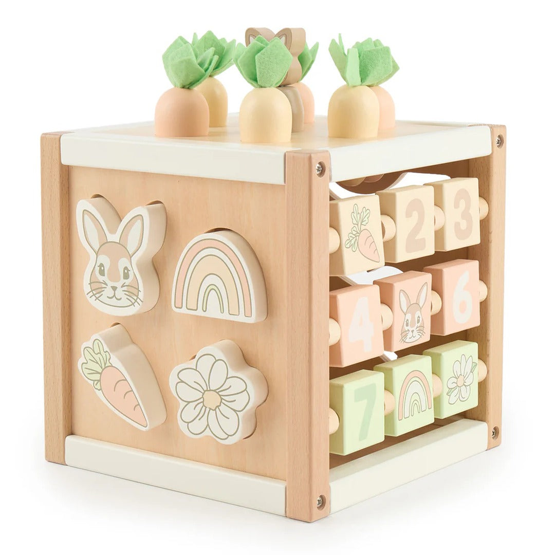 Motorikwürfel Hase Fine XXL Holz | bieco