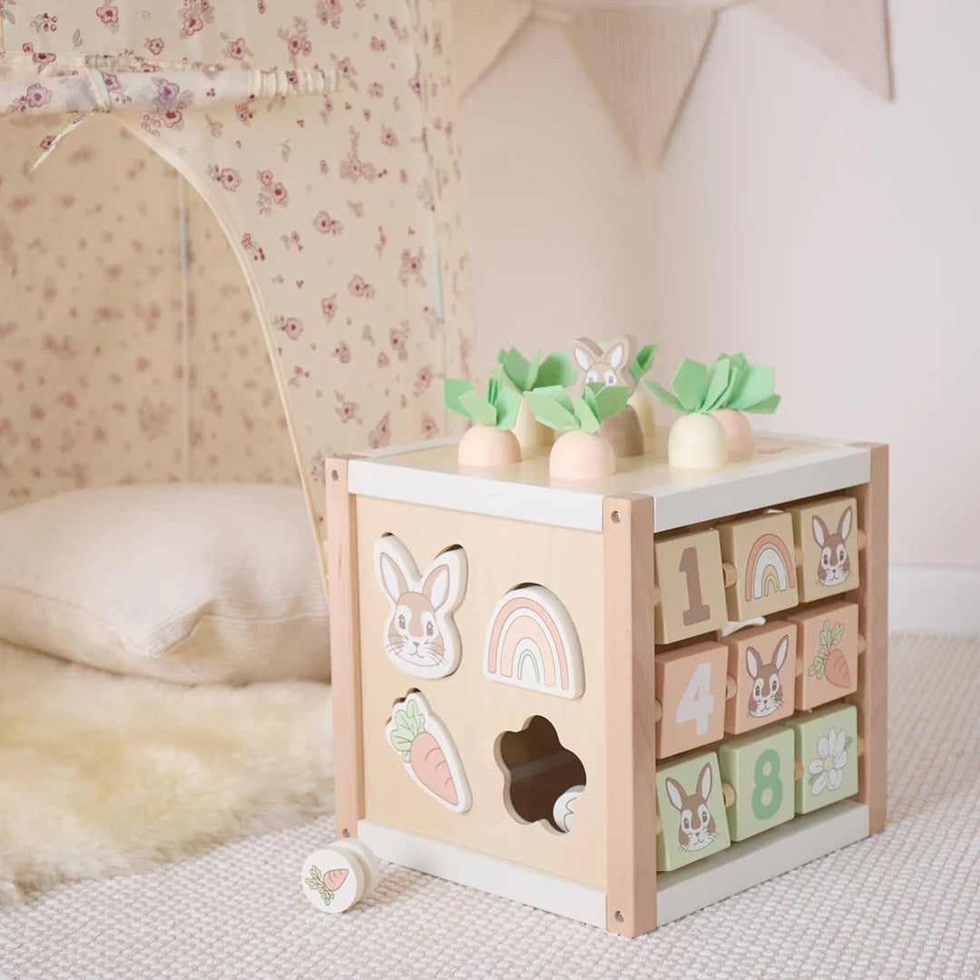 Motor skills cube rabbit Fine XXL wood | bieco