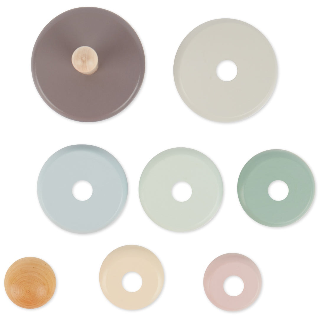 Stacking tower rose wood | bieco