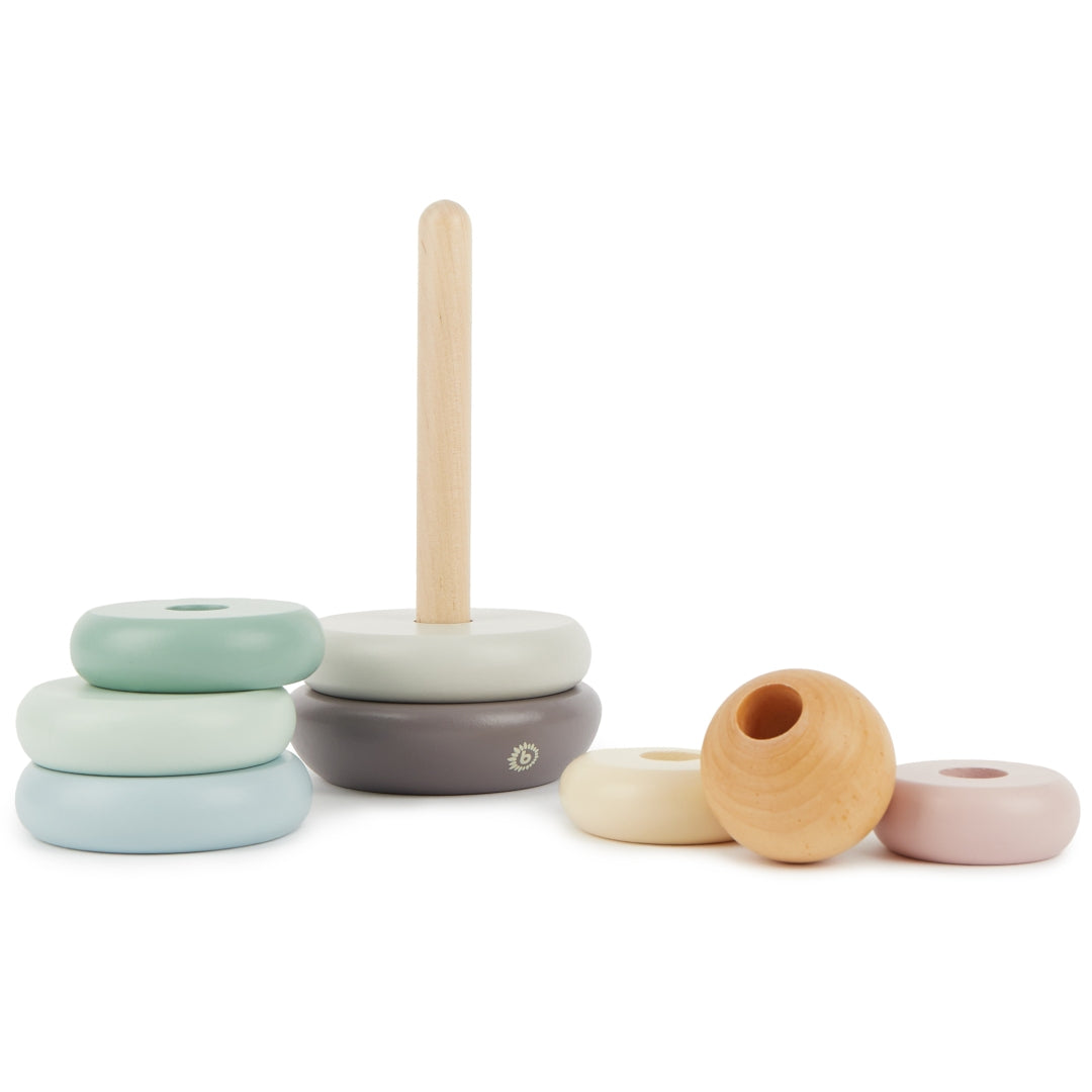 Stacking tower rose wood | bieco