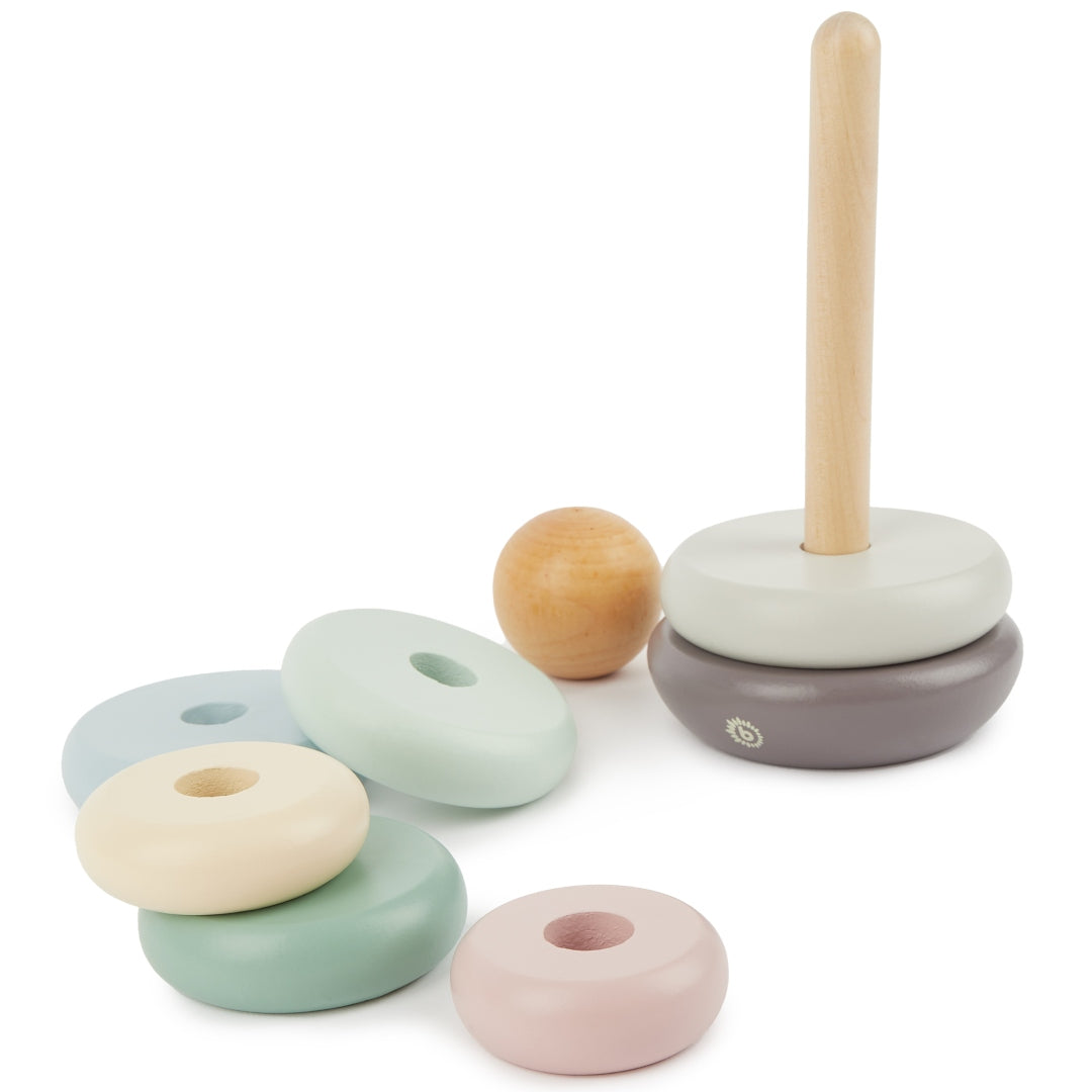 Stacking tower rose wood | bieco