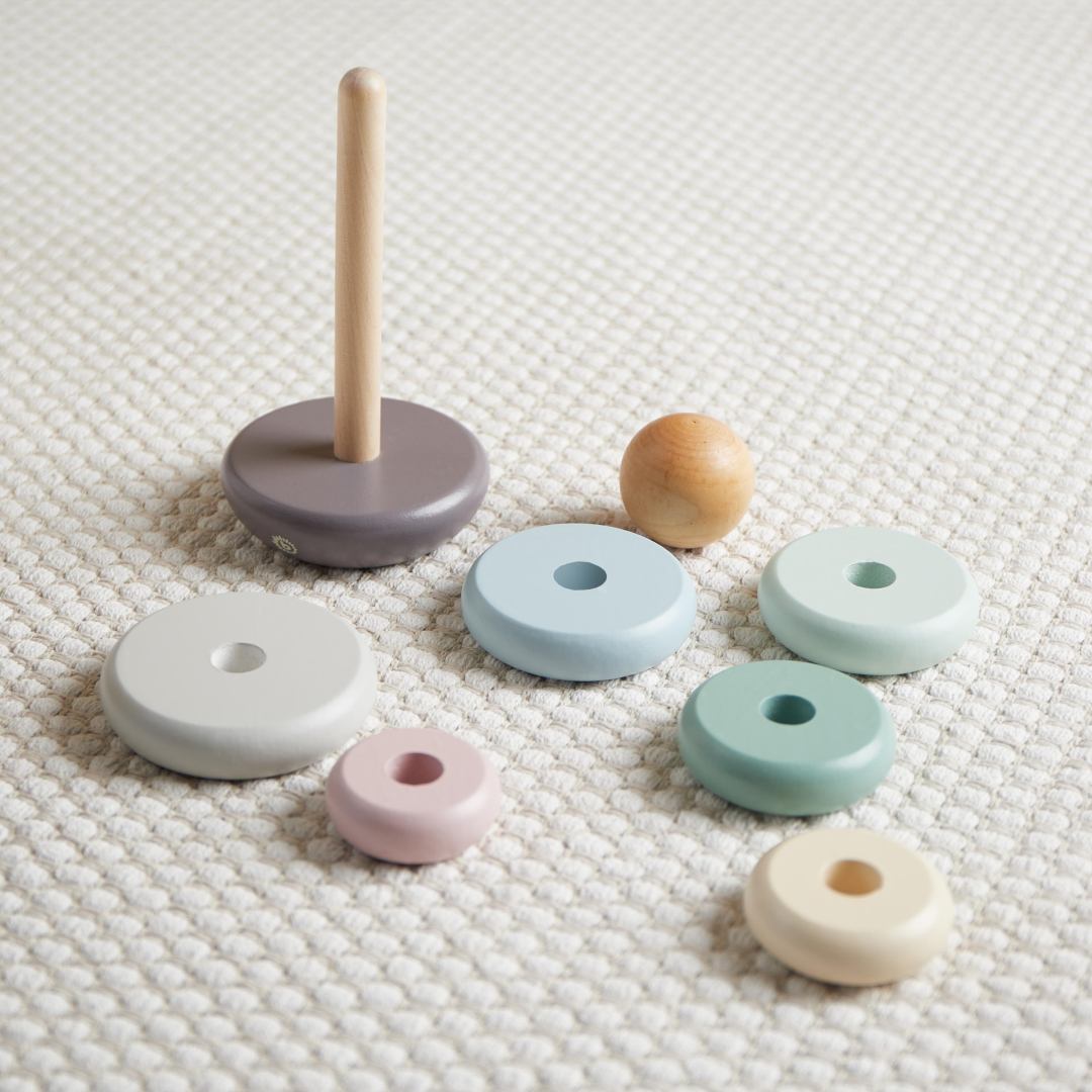 Stacking tower rose wood | bieco