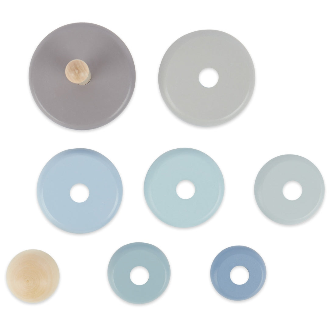 Hazy wood stacking tower | bieco