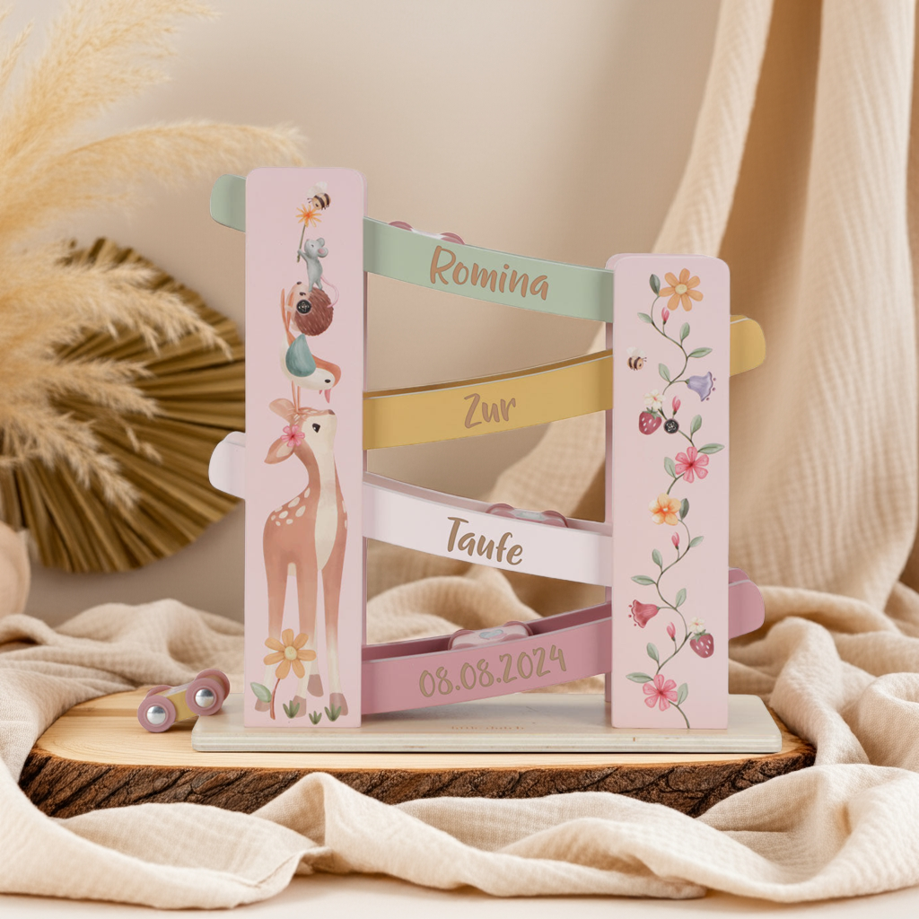 Fairy Garden Marble Run "For Baptism" | Little Dutch