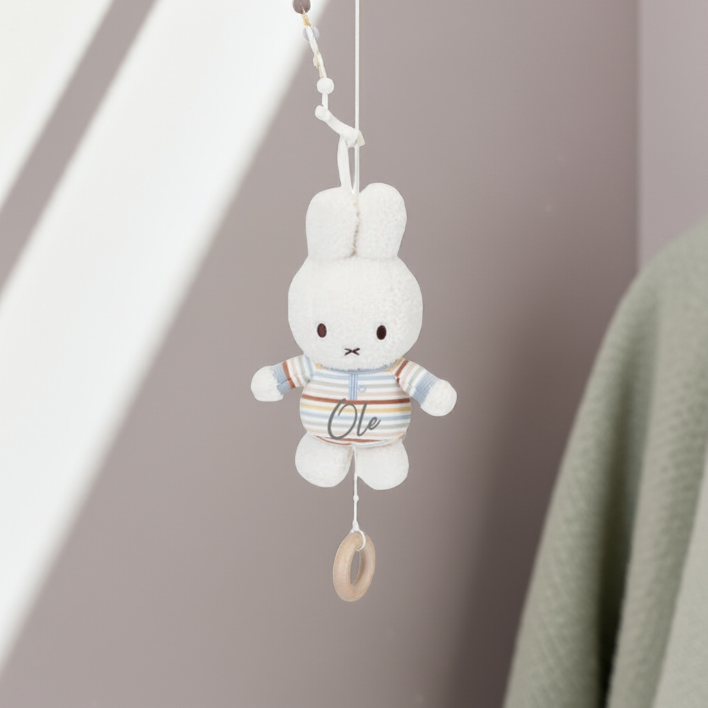 Boîte à musique Lapin Vintage Sunny Stripes | Little Dutch x Miffy