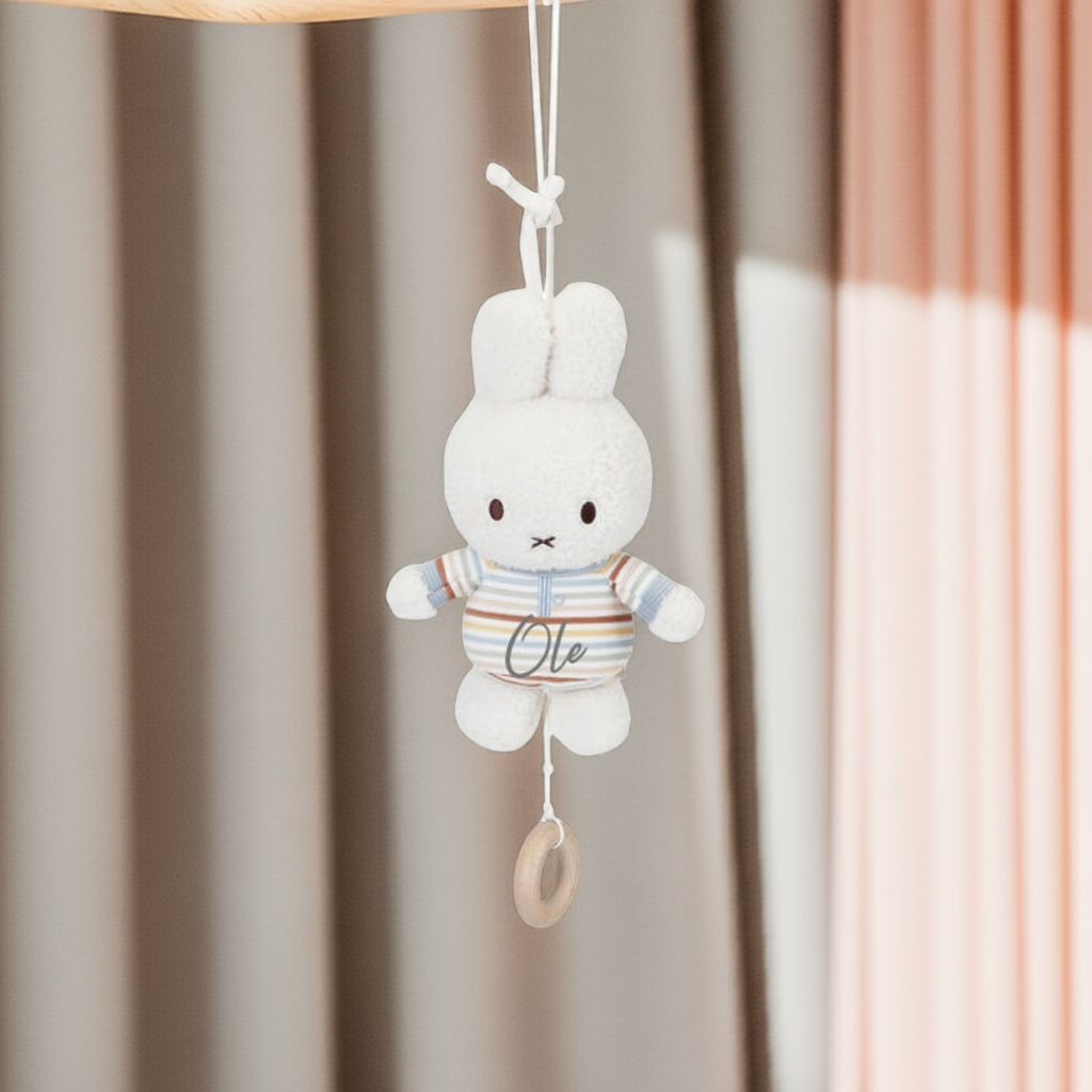 Boîte à musique Lapin Vintage Sunny Stripes | Little Dutch x Miffy