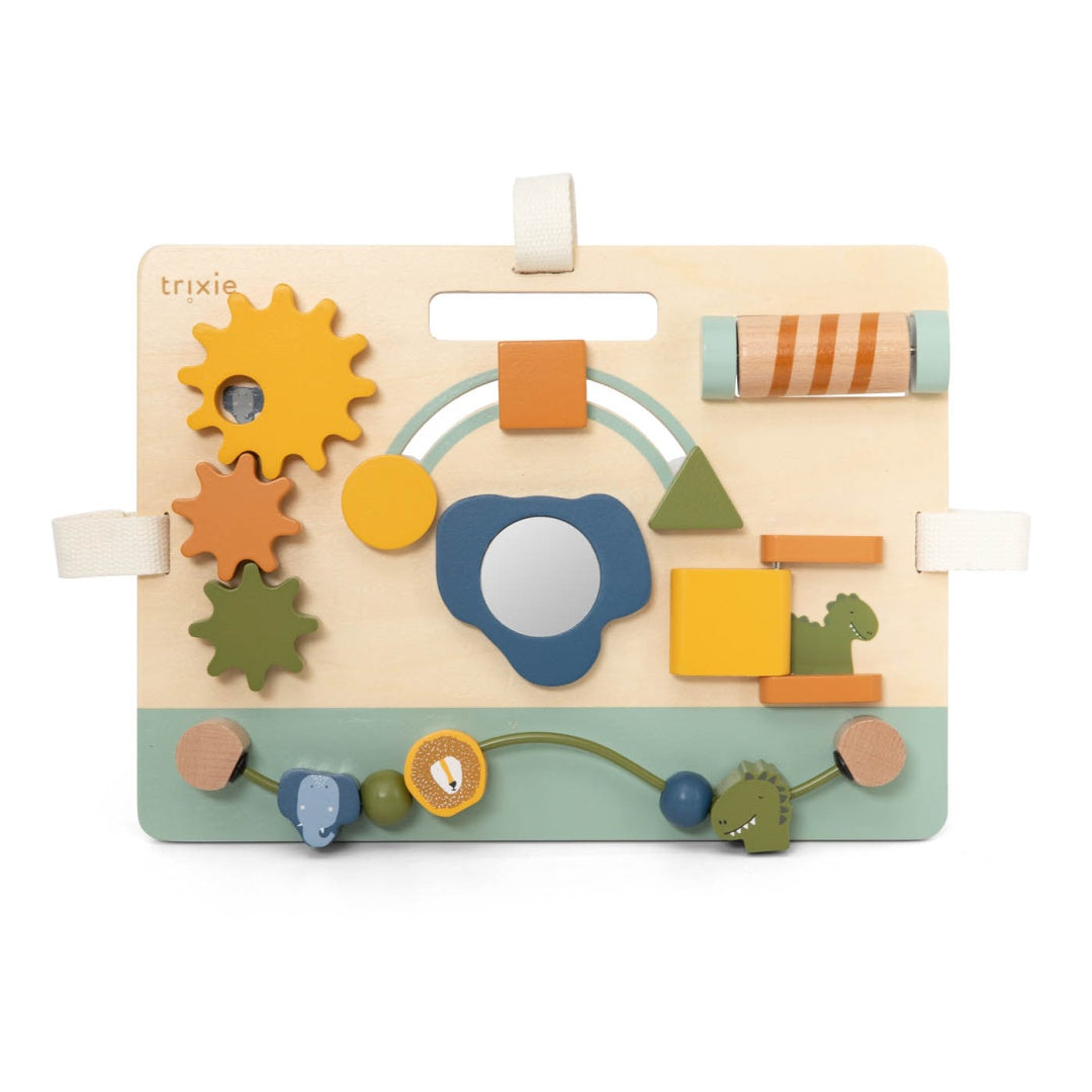 Aktivitätsplanel aus Holz - Frau Elefant | Trixie