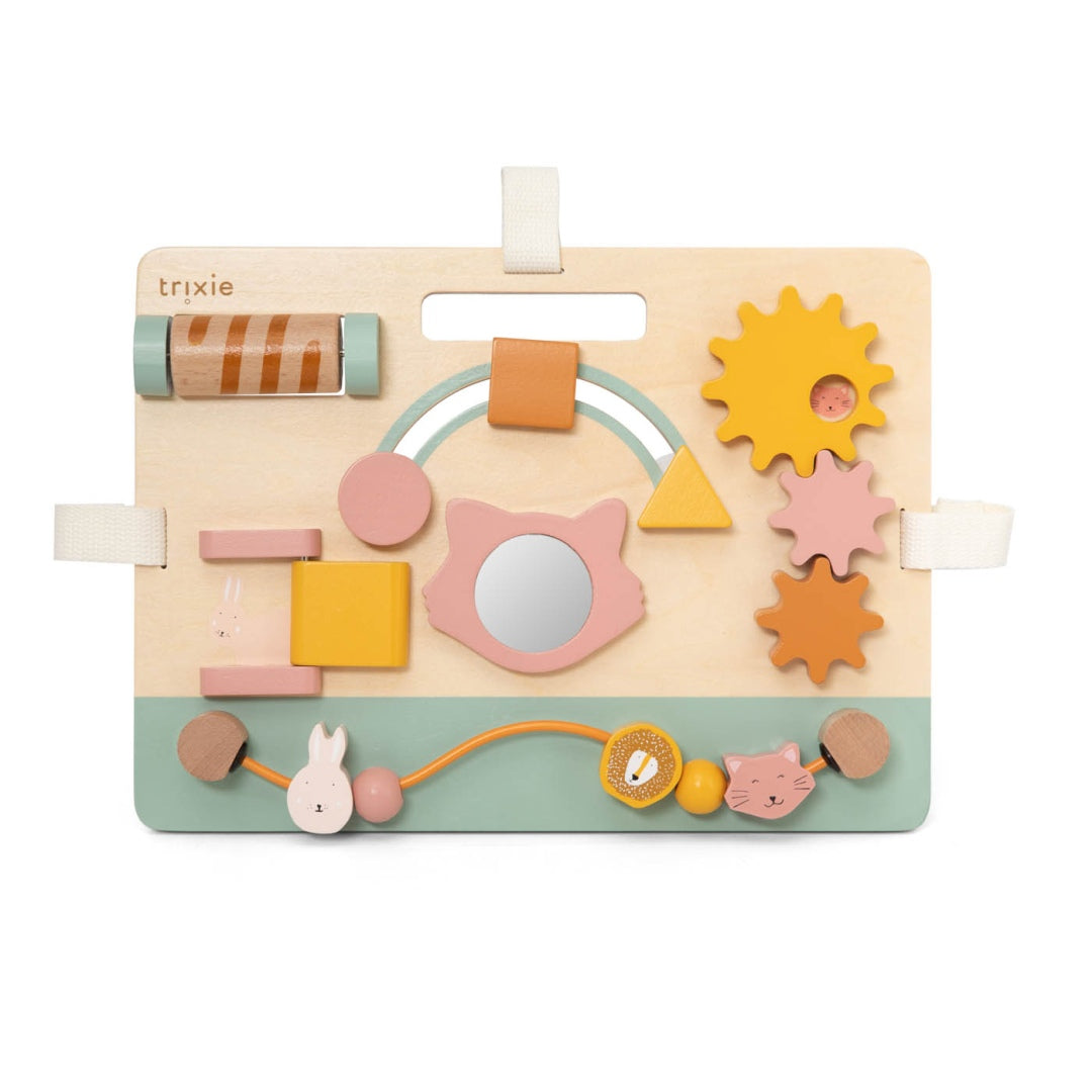 Aktivitätsplanel aus Holz - Frau Katze | Trixie