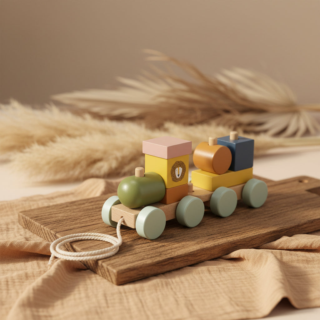 Mini-Tiereisenbahn aus Holz - zur Geburt | Trixie