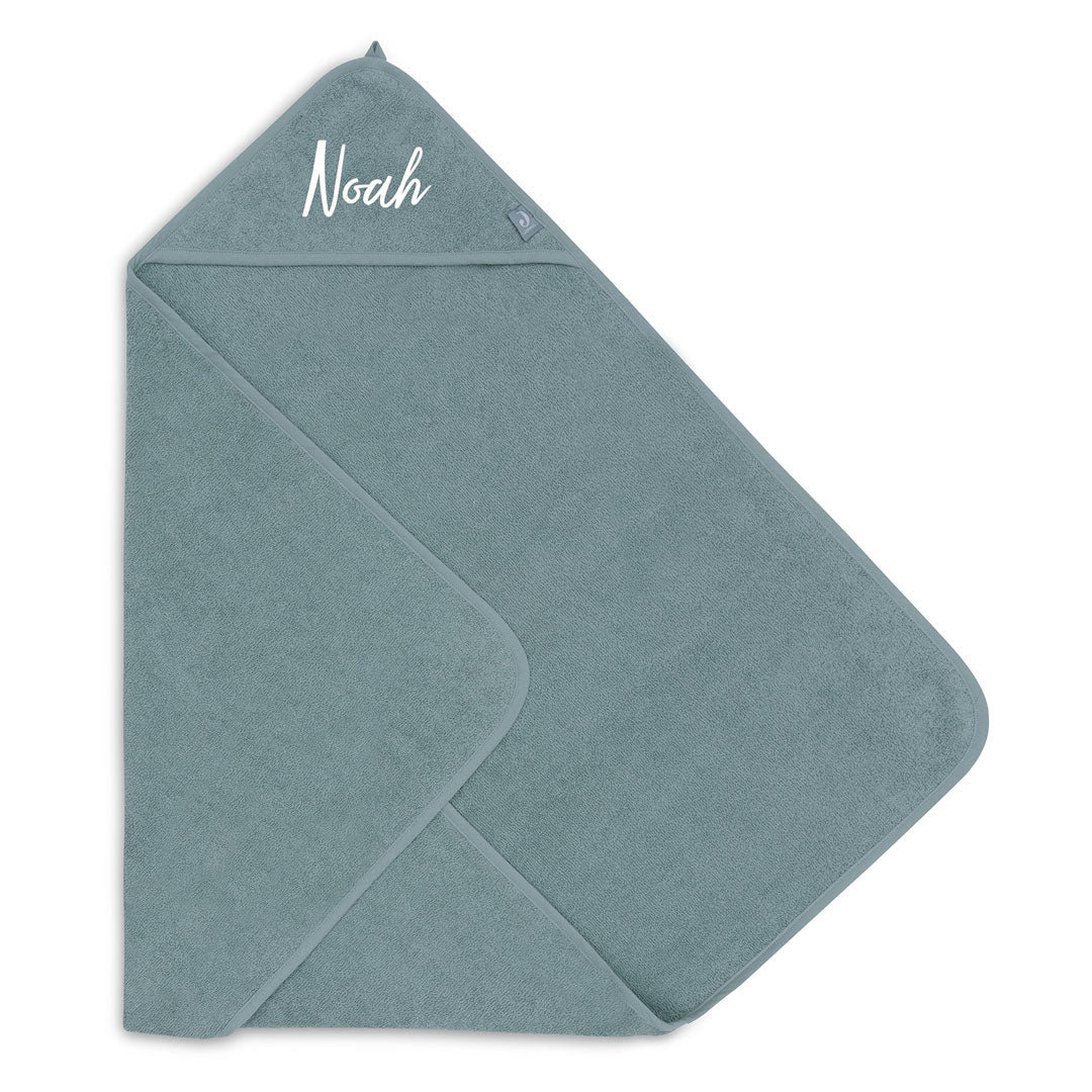 Kapuzenhandtuch Frottee 75 x 75 cm, Sea Green | Jollein