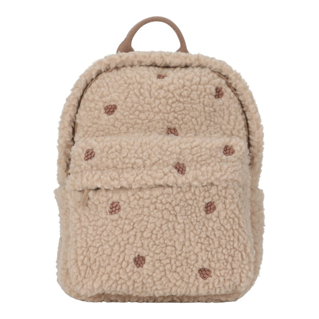 Teddy-Rucksack Taupe | Little Dutch