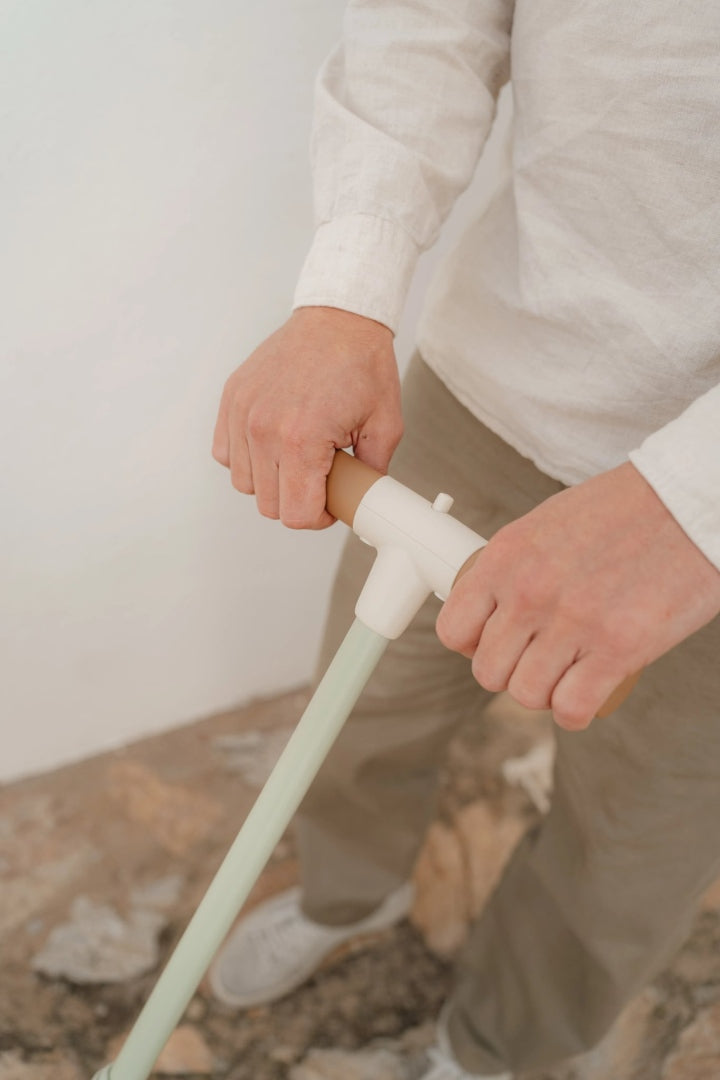 Dreirad mit Griff Grün | Little Dutch