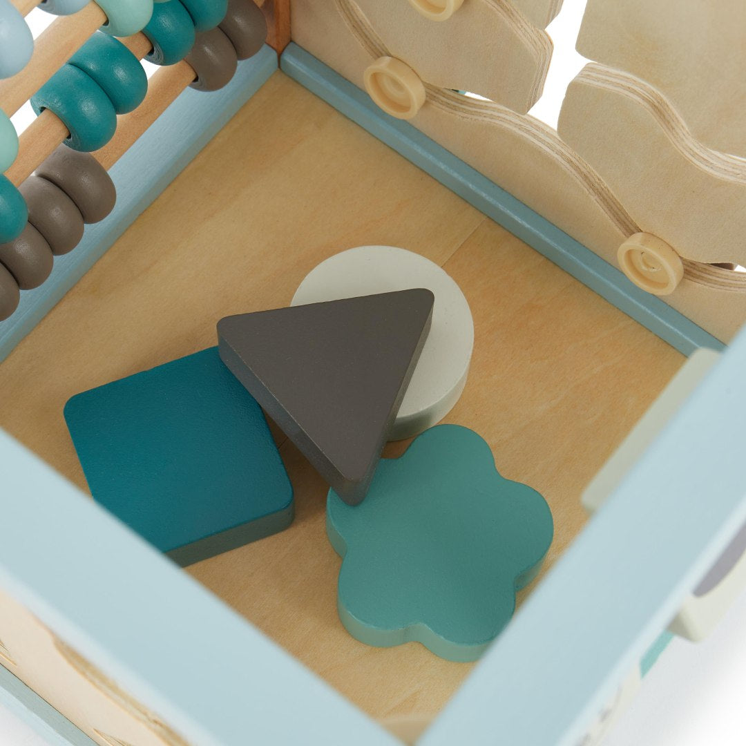 Motor skills cube forest animals wood | bieco