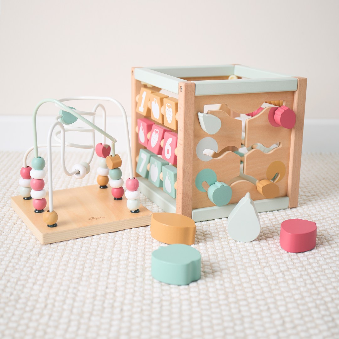 Motorikwürfel Berry Holz | bieco