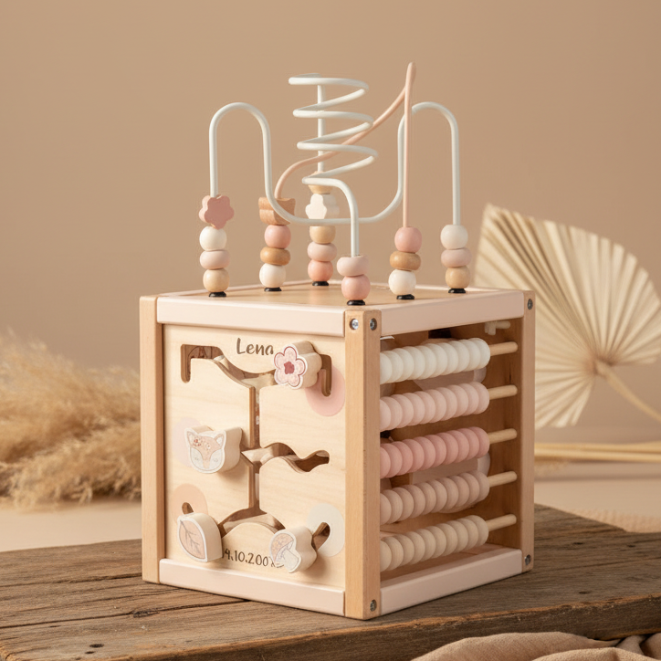 Motor skills cube deer Ella wood | bieco