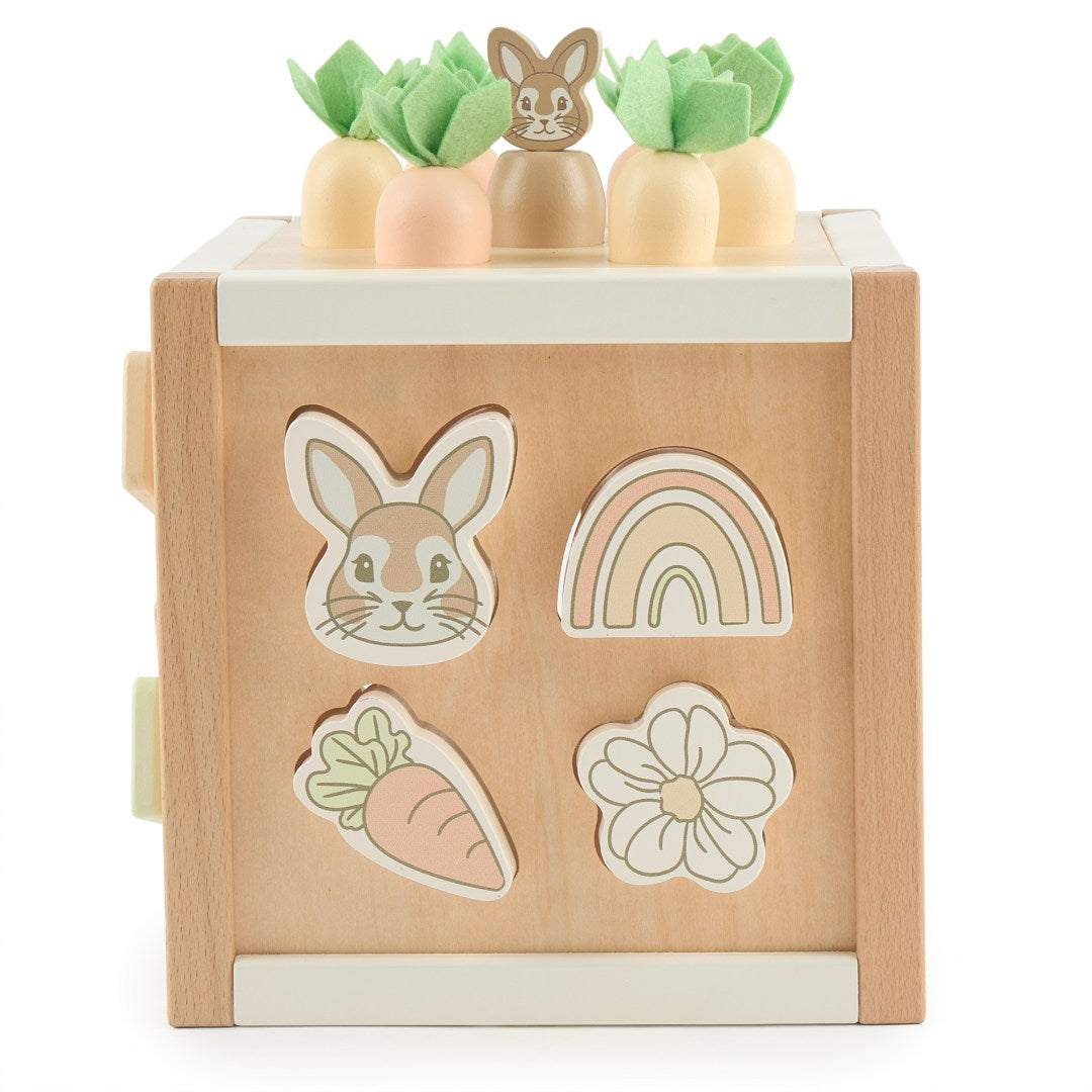 Motor skills cube rabbit fine wood | bieco
