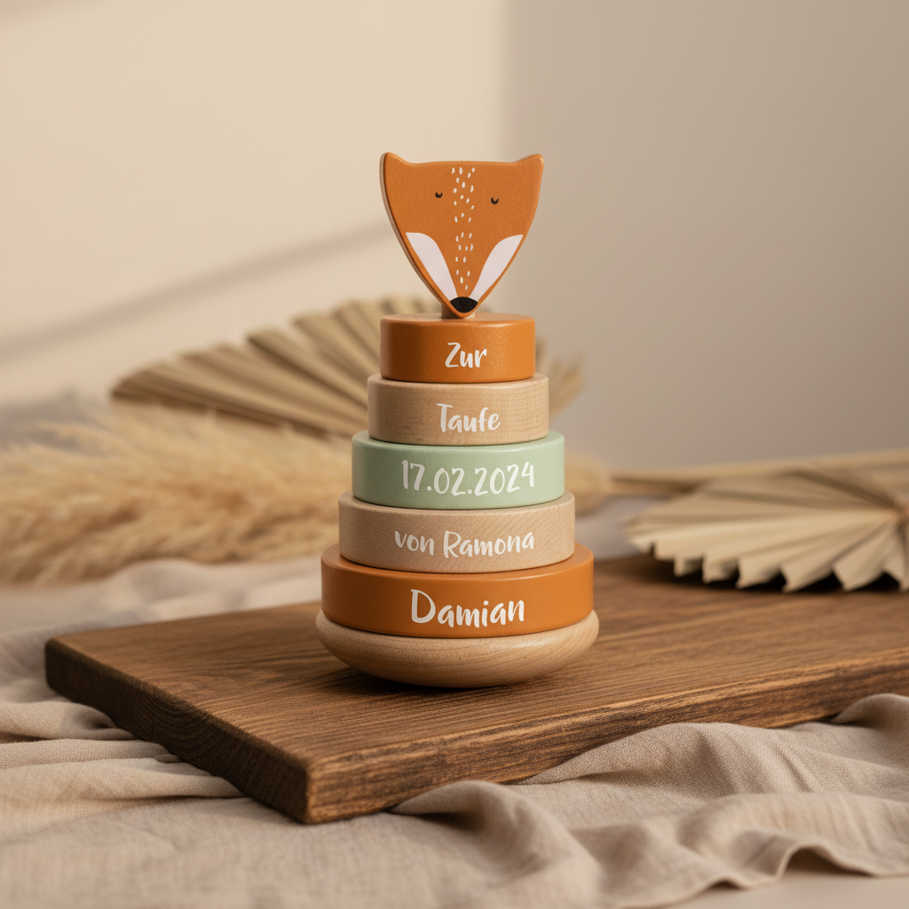 Stapelturm Herr Fuchs Holz - zur Taufe | Trixie