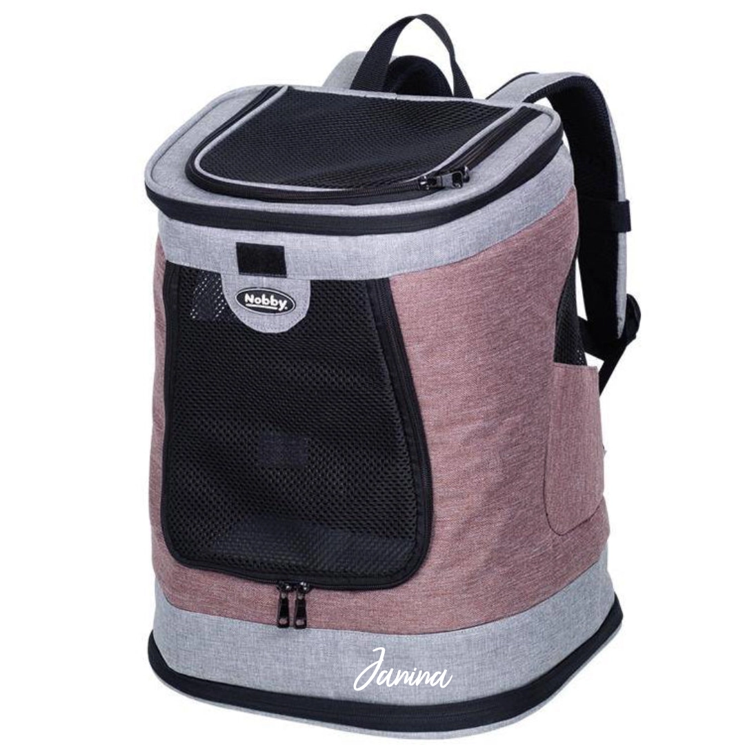 Nobby Rucksack PLATA Altrosa-Grau 34×30×43 cm | Nobby