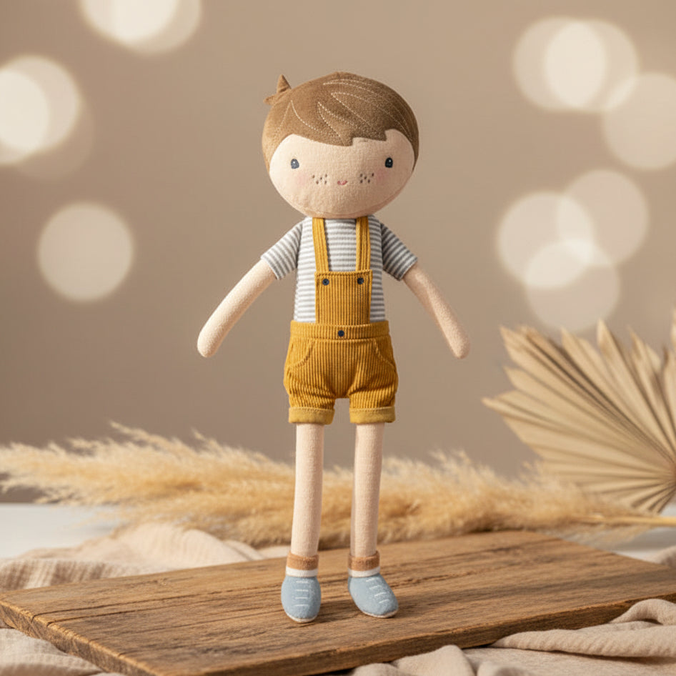 Kuschelpuppe Jim 50cm | Little Dutch