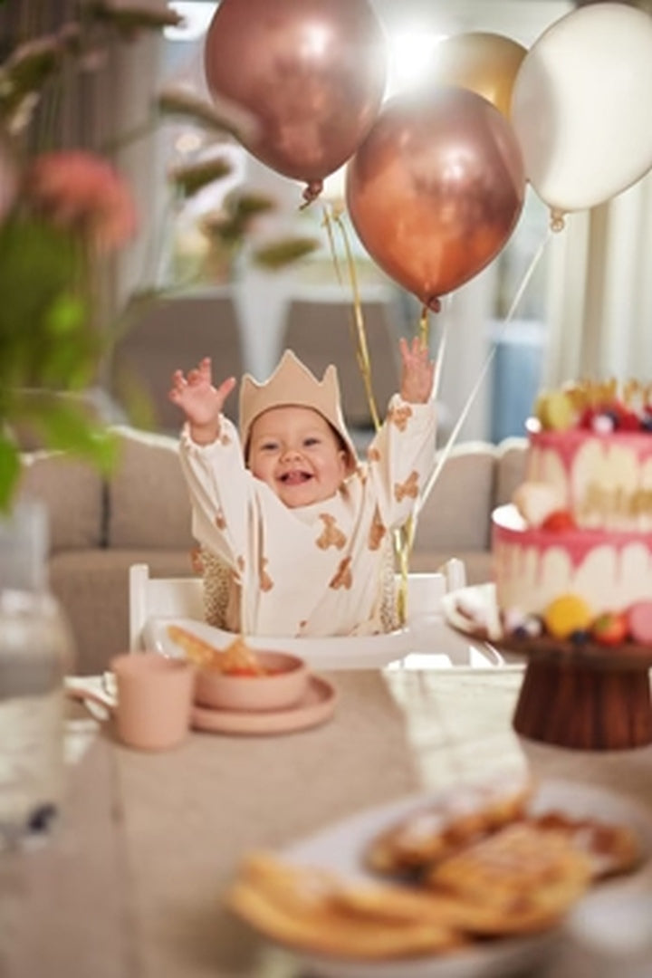 Geburtstagskrone Biscuit für 1.–5. Geburtstag aus Baumwolle | Jollein