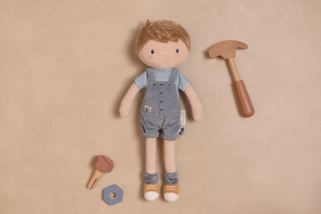 Kuschelpuppe Jim 35 cm | Little Dutch