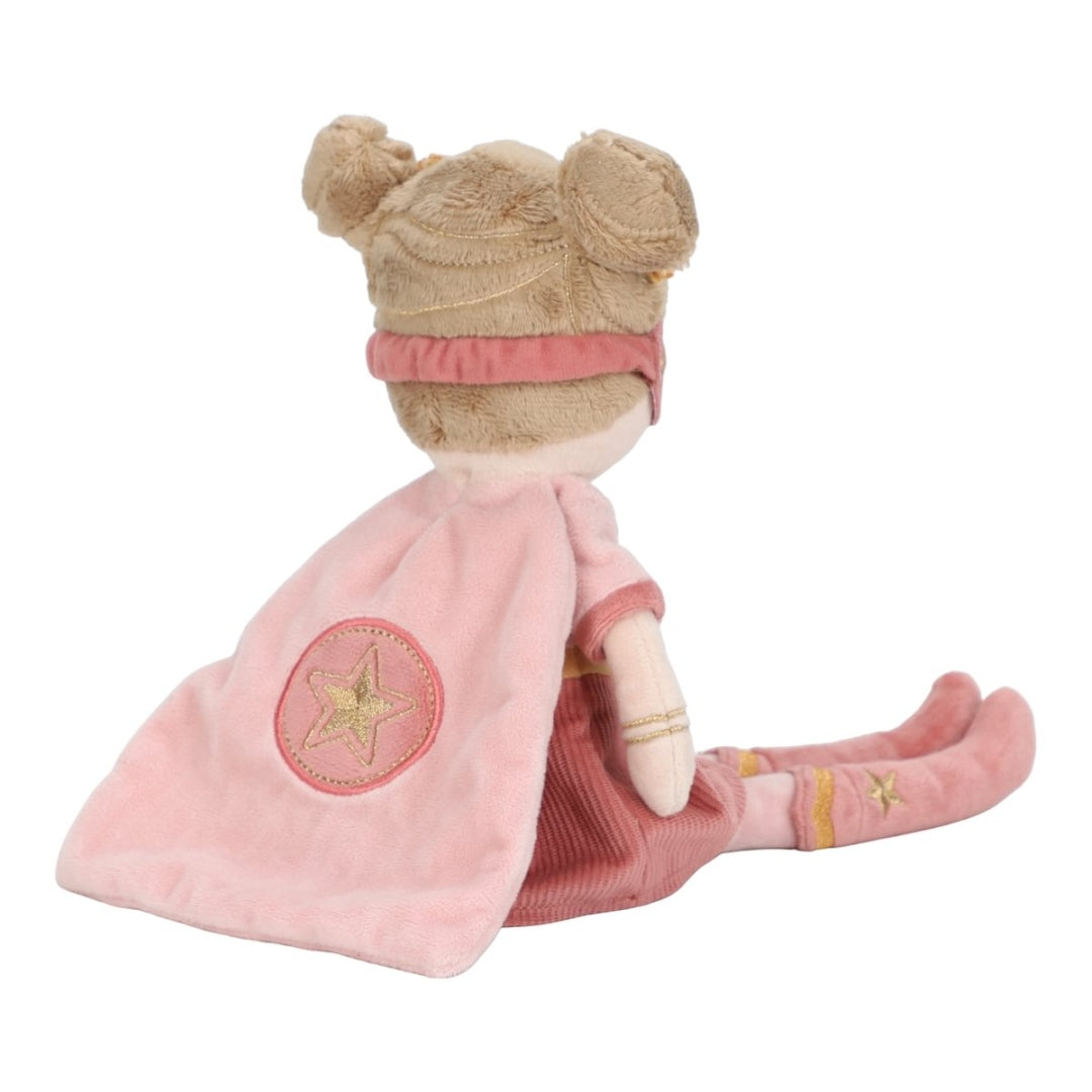 Kuschelpuppe Superheldin Rosa 35 cm | Little Dutch